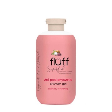 Żel do ciała kokos i malina Fluff Superfood 500 ml