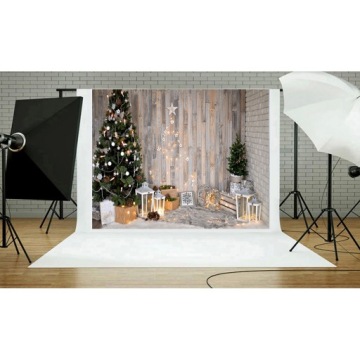ФОТО ФОН РОЖДЕСТВЕНСКАЯ ЕЛКА XMAS СТУДИЯ 3D 5X3FT