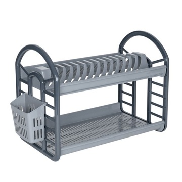 ДВУХУРОВНЕВАЯ СУШИЛЬНАЯ ПОСУДА DUNYA АНТРАЦИТОВАЯ КАПЕЛЬНИЦА