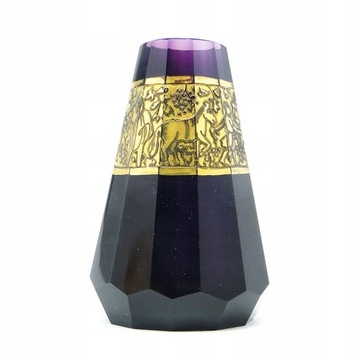 D2K Moser wazon ART DECO oroplastyka Hoffmann
