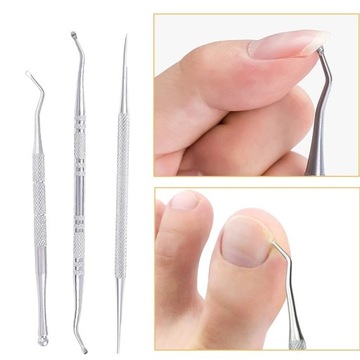 Набор долот Podiatry PROBE для врастания ногтей на ногах, двусторонний, 3 шт.