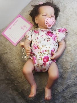 Lalka Winylowa Reborn Doll JAK ŻYWA dziecko noworodek 46 cm wysyłka POLSKA