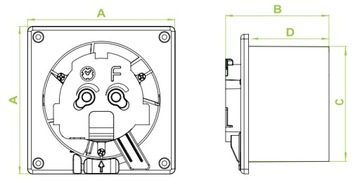 Вентилятор для ванной комнаты airRoxy dRim100HS, стеклянная панель, MATT WHITE HYGROSTAT