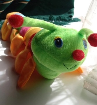 GĄSIENICA PLUSZAK ZABAWKA PODUSZKA DŁUGA 48cm