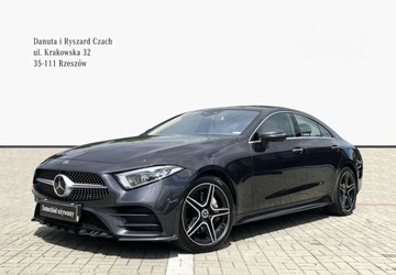 Mercedes CLS C257 Coupe 2.9 400d 340KM 2018 Mercedes-Benz CLS 400d 4MATIC AMG Line Salon Polska Swietna specyfikacj