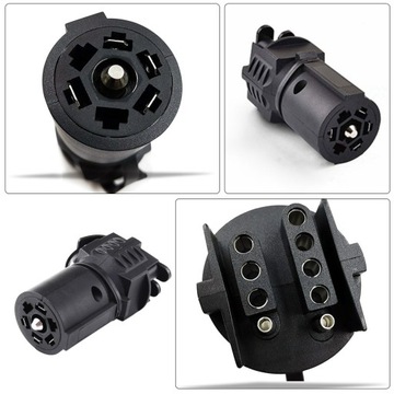 АДАПТЕР РАЗЪЕМА ПРИЦЕПА 7-КОНТАКТНЫЙ НА 5/4-КОНТАКТНЫЙ БУКСИРОВОЧНЫЙ РАЗЪЕМ ПРЕОБРАЗОВАТЕЛЯ БУКСИРОВОЧНЫЙ РАЗЪЕМ