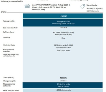 Volkswagen Amarok II 2025 Volkswagen Amarok 2.0 TDI 205 KM DSG, zdjęcie 1
