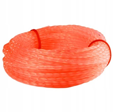 ŻYŁKA TNĄCA DO KOSY KOSIARKI KARBOWANA 2,7MM ZBROJONA Z DRUTEM 15M MOCNA BL