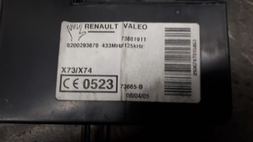 8200293678 ČTEČKA KARTEL RENAULT ESPACE IV VALEO