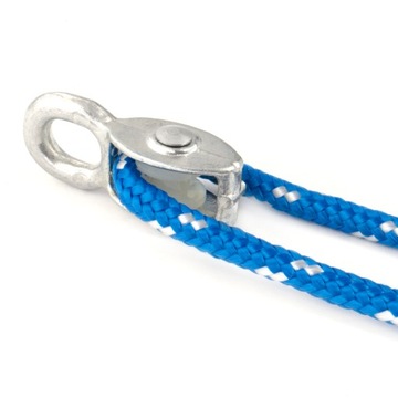 10 одноканатных строительных шкивов для оцинкованных канатов массой 250 кг.