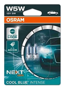 P3K67 OSRAM ŻARÓWKI W5W COOL BLUE INTENSE XENONLOOK 4000 0000-00