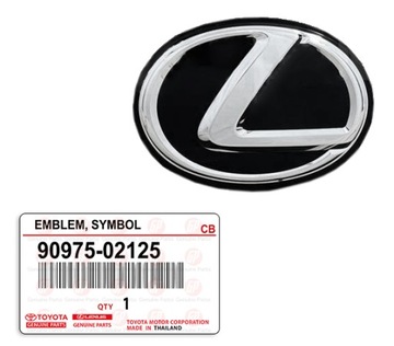 LEXUS IS 13-16 EMBLEMAT ZNACZEK LOGO ZDERZAK ATRAPA 9097502125 ORYGINAŁ
