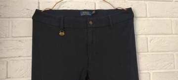 Polo Ralph Lauren granatowe spodnie bryczesy XS/S