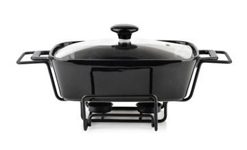 Naczynie z podgrzewaczem prostokątne MERITUM Modern Kitchen 1,4 l HTN3140