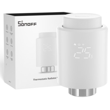 SONOFF TRVZB Умная термостатическая головка ZigBee 3.0 LCD контроллер