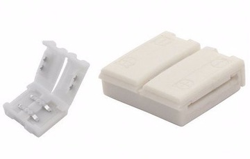 ZŁĄCZKA DO TAŚM LED ZATRZAS DWUSTRONNA CLICK 10mm