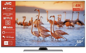 JVC LT-50VU8156 Smart TV 50 cali (4K Ultra HD, HDR Dolby Vision, Bluetooth