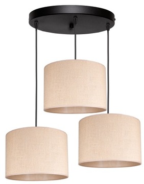 LAMPA WISZĄCA SUFITOWA ŻYRANDOL ABAŻUR BOHO JUTA