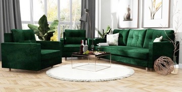 ZESTAW WYPOCZYNKOWY RICCO 3+1+1 kanapa fotel