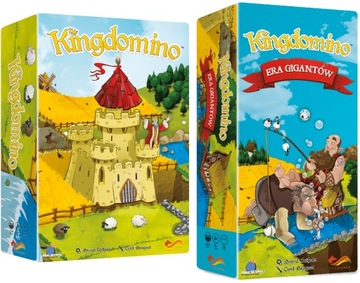 2w1 KINGDOMINO gra planszowa DUŻE ROZSZERZENIE