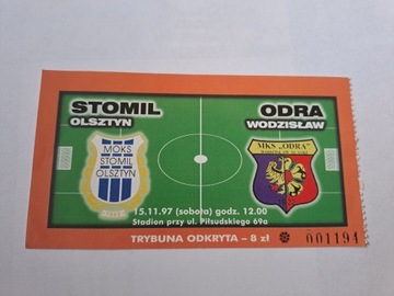STOMIL OLSZTYN - ODRA WODZISŁAW 15-11-1997