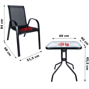 СТЕКЛЯННЫЙ БАЛКОННЫЙ СТОЛ + 2 СТУЛЬЯ САДОВЫЙ КОМПЛЕКТ 4 БЕСПЛАТНЫХ ПАЛЬТО