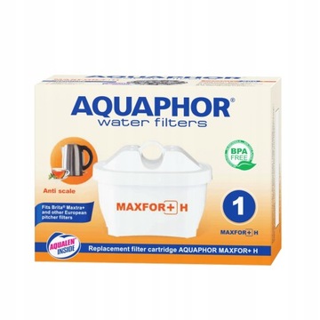 Filtr do wody Aquaphor Maxfor H wkład wymienny do dzbanka ZESTAW 6 szt