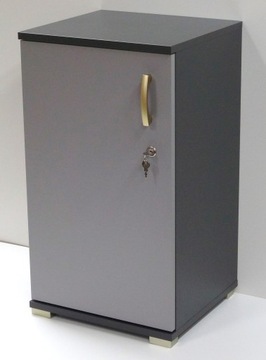 szafka zamykana na klucz RODO 5 ZMONTOWANA BIAŁA