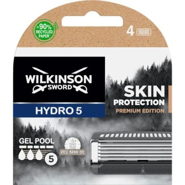 Maszynka WILKINSON Hydro 5 Skin Protection Premium Edition + 4x Wkłady