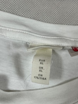 H&M L.O.G.G tshirt koszulka biała nadruk unikat XL