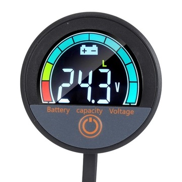 WSKAŹNIK NAŁADOWANIA AKUMULATORA MIERNIK NAPIĘCIA LCD DC8-100V