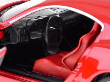 Металлическая модель автомобиля Alfa Romeo 8C Competizione масштаб 1:32 с фарами AR4607