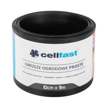 OBRZEŻE OGRODOWE CZARNE 10cm 9m CELLFAST 30-231