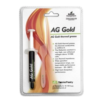 AG GOLD 3G ТЕРМОПРОВОДЯЩАЯ ПАСТА В ШПРИЦЕ