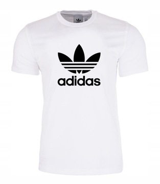 2990 KOSZULKA MĘSKA ADIDAS ORIGINALS TREFOIL T-SHIRT BAWEŁNIANA BIAŁA XS