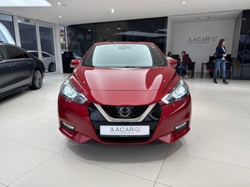 Nissan Micra V 0.9 IG-T 90KM 2017 Nissan Micra Tekna / Kamera 360° / LED / 1 właścic, zdjęcie 5