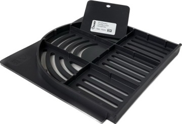 Klapka osadnika GALECO PVC nad koszyczek grafit