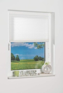 Roleta żaluzja plisowana do okna drzwi okno pionowe fix - K-HOME 90x210cm