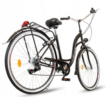 ЖЕНСКИЙ ГОРОДСКОЙ ВЕЛОСИПЕД 26 ЖЕНСКИЙ ECO + LIGHT BASKET 6B