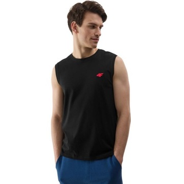 ZESTAW MĘSKI 4F T-SHIRT KOSZULKA POLO BEZRĘKAWNIK TANK TOP