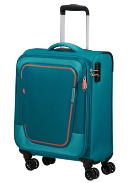 Walizka mała pokładowa American Tourister Pulsonic EXP - stone teal