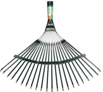 GRABIE DO LIŚCI TRAWY OGRODOWE METALOWE 42.5 cm