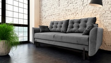Kanapa sofa Rico styl skandynawski funkcja spania
