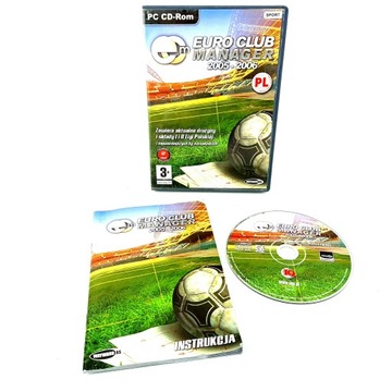 EURO CLUB MANAGER 2005 - 2006 PC WYDANIE PL