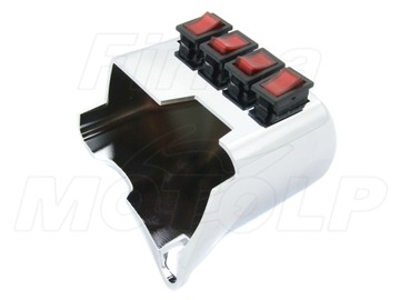 КРЫШКА ПЕРЕКЛЮЧАТЕЛЕЙ С ХРОМИРОВАННЫМИ ПЕРЕКЛЮЧАТЕЛЯМИ HONDA GL 1500 GOLDWING