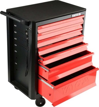 БОЛЬШОЙ ИНСТРУМЕНТАЛЬНЫЙ ШКАФ ДЛЯ МАСТЕРСКОЙ НА КОЛЕСАХ С 7 ЯЩИКАМИ YATO YT-09000
