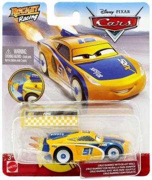 CRUZ RAMIREZ z osłoną 1:55 Auta Cars Disney Mattel