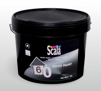 SCALA ROOF КРАСКА 60 10Л ДЛЯ КРЫШ RAL 7024