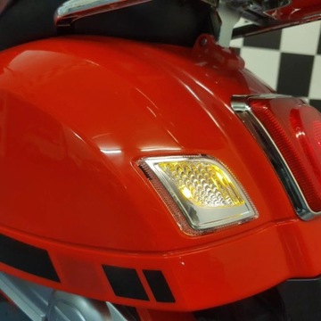 ДВИГАТЕЛЬ VESPA С ДВОЙНОЙ АККУМУЛЯТОРНОЙ БАТАРЕЕЙ ДЛЯ ДЕТЕЙ, ЗВУКОВОЙ ЛЕГКИЙ СКУТЕР, 6 КМ/Ч