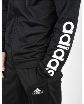 DRES MĘSKI ADIDAS KOMPLET DRESY SPORTOWE CZARNY ROZM.L